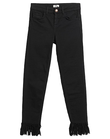 REBEL QUEEN by LIU •JO Casual trouser Black 97% Cotton, 3% Elastane