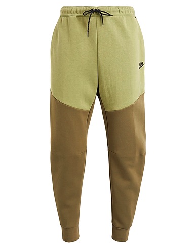 NIKE Casual trouser M NSW TCH FLC JGGR
 Military green 66% Cotton, 34% Polyester