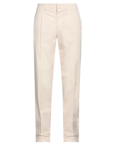 THE GIGI Casual pants Ivory 98% Cotton, 2% Elastane