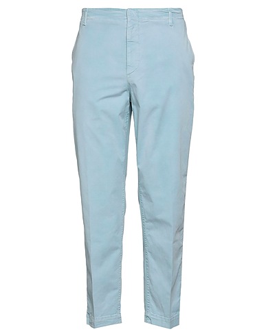 DONDUP Casual pants Sky blue 96% Cotton, 4% Elastane