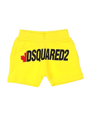 DSQUARED2 Shorts & Bermudas Gelb 100% Baumwolle