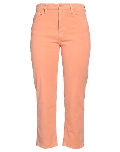 MOTHER Denim pants Salmon pink 58% Cotton, 40% Lyocell, 2% Elastane