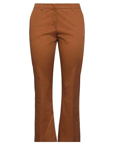 PT Torino Casual trouser Brown 97% Cotton, 3% Elastane
