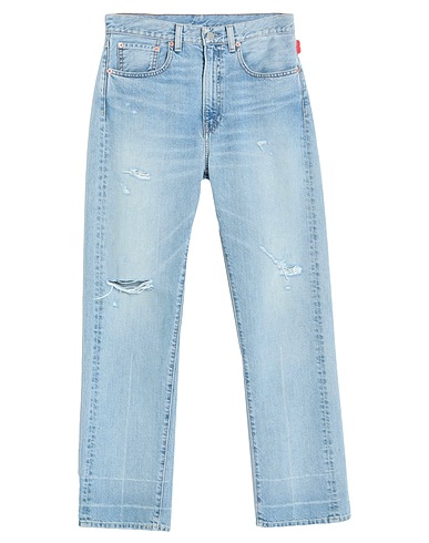 DENIMIST Denim trousers Blue 100% Cotton