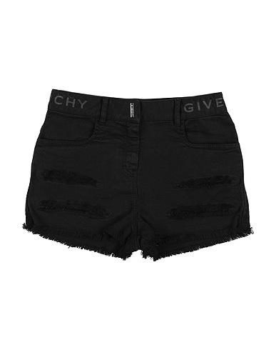 GIVENCHY デニムショートパンツ ブラック コットン 93% / エラストマルチエステル 5% / ポリウレタン 2%