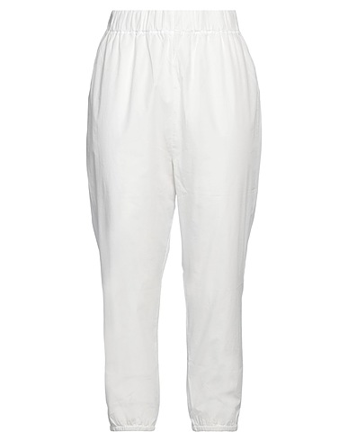 ALESSIA SANTI Casual pants White 100% Cotton