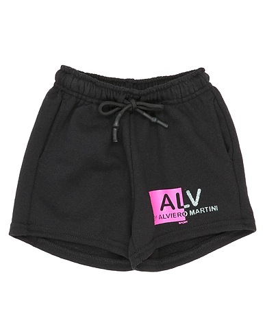 ALV by ALVIERO MARTINI Shorts & Bermuda Black 65% Cotton, 35% Polyester