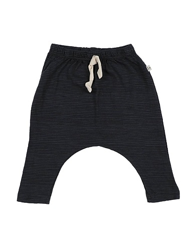 1 + IN THE FAMILY Casual trouser Charcoal 100% Cotton, Elastane