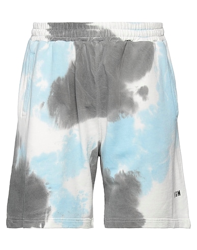MSGM Shorts & Bermuda Sky blue 100% Cotton