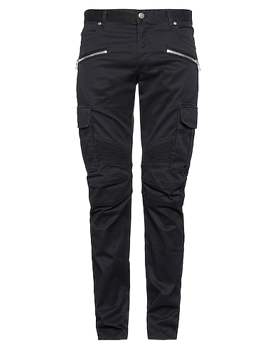 BALMAIN Cargo Black 98% Cotton, 2% Polyurethane