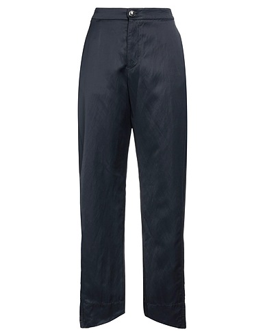 JIL SANDER Casual trouser Midnight blue 55% Viscose, 35% Linen, 10% Cotton