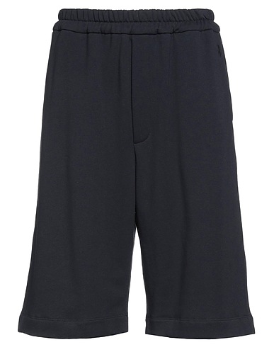 JIL SANDER Shorts & Bermuda Midnight blue 100% Cotton