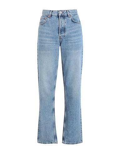 TOPSHOP Denim pants Blue 100% Cotton