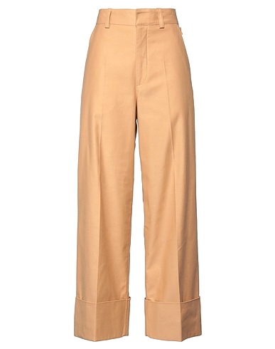 QUIRA Casual pants Camel 100% Cotton