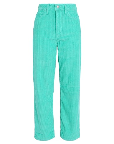 LEVI'S Casual trouser RIBCAGE STR ANKLE CORD Light green 100% Cotton