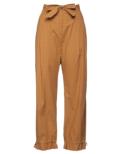 LIU •JO Casual trouser Camel 100% Cotton