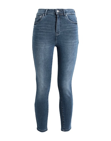ONLY Denim trousers Blue 94% Cotton, 4% Polyester, 2% Elastane