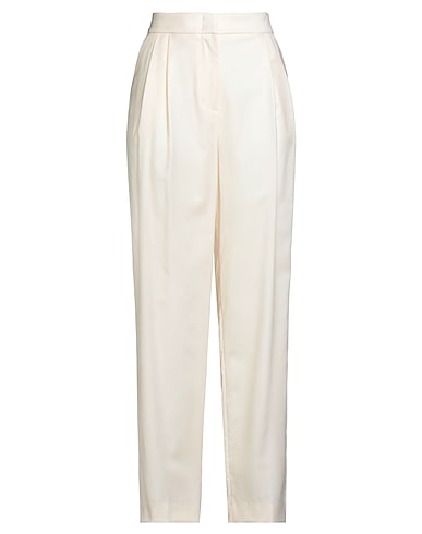 PESERICO Casual trouser Ivory 100% Virgin Wool