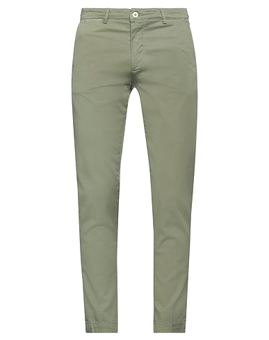 GAZZARRINI Chinos Verde salvia 98% Cotone, 2% Elastan