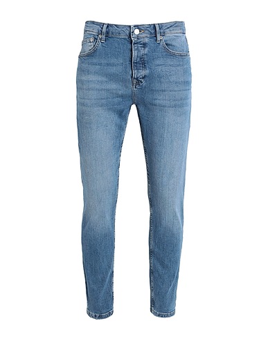 TOPMAN Denim trousers Blue 100% Cotton