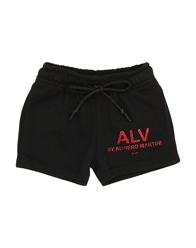 ALV by ALVIERO MARTINI Shorts & Bermuda Black 65% Cotton, 35% Polyester