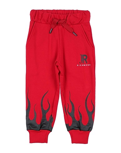 JOHN RICHMOND Casual pants Red 100% Cotton