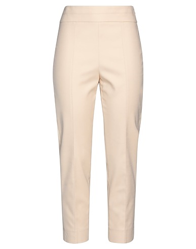 PESERICO Casual pants Ivory 60% Cotton, 36% Viscose, 4% Elastane