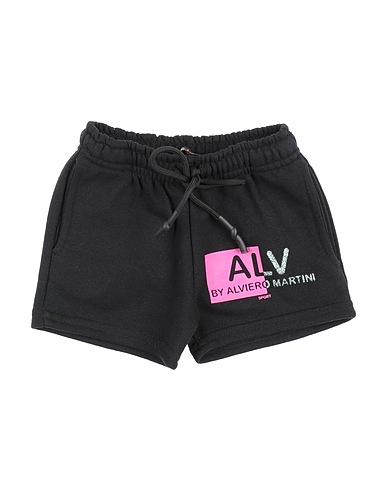 ALV by ALVIERO MARTINI 쇼츠 & 버뮤다 블랙 65% 코튼, 35% 폴리에스테르