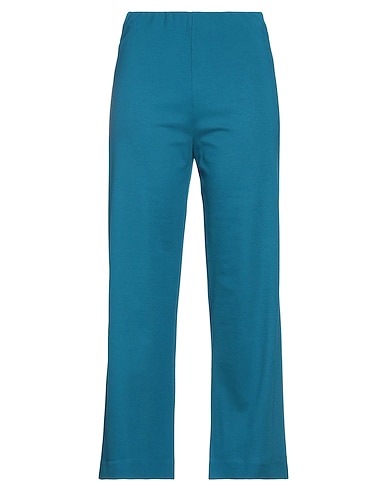 VICARIO CINQUE Casual trouser Deep teal 68% Viscose, 27% Polyamide, 5% Elastane