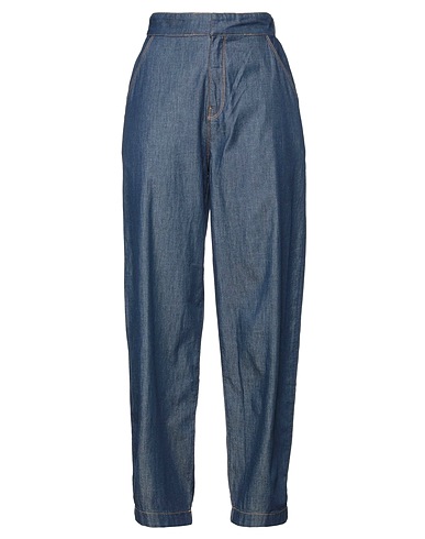 ALESSIA SANTI Denim trousers Blue 100% Cotton