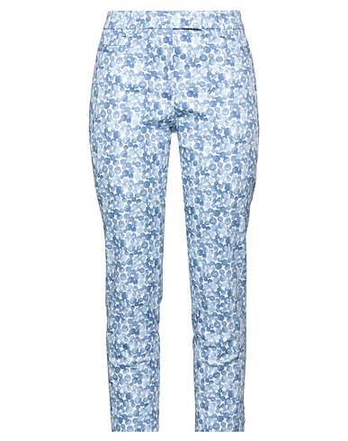 CAPPELLINI by PESERICO Pantalone Celeste 98% Cotone, 2% Elastan