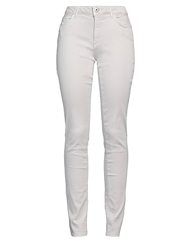 TRUSSARDI JEANS Casual trouser Light grey 53% Lyocell, 17% Viscose, 15% Cotton, 14% Polyester, 1% Elastane