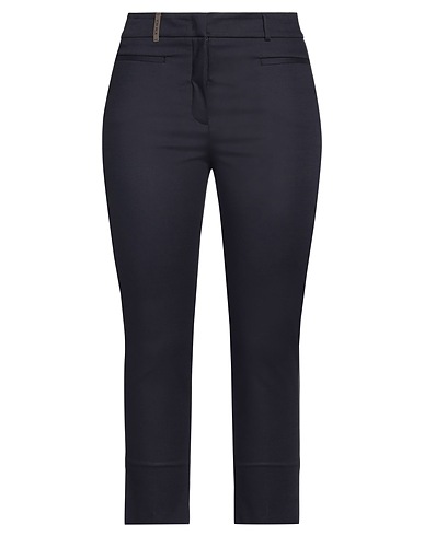 PESERICO Casual trouser Midnight blue 60% Cotton, 36% Viscose, 4% Elastane