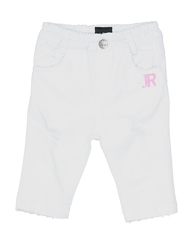 JOHN RICHMOND Denim pants White 97% Cotton, 3% Elastane