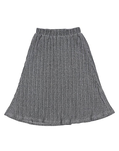 Y-CLÙ Skirt Silver 78% Polyester, 15% Metallic fiber, 7% Elastane