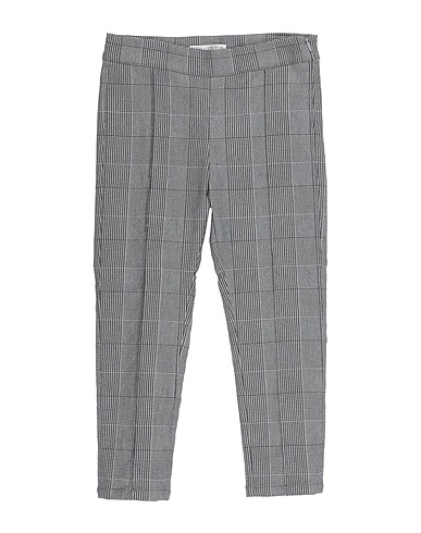ALICE PI. Casual trouser Black 70% Cotton, 27% Polyamide, 3% Elastane