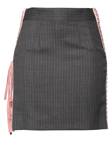 DOLCE&GABBANA Mini skirt Lead 89% Virgin Wool, 10% Silk, 1% Elastane