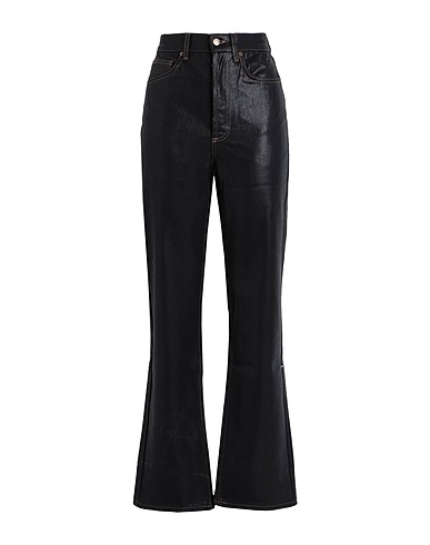 TOPSHOP Denim trousers Black 100% Cotton