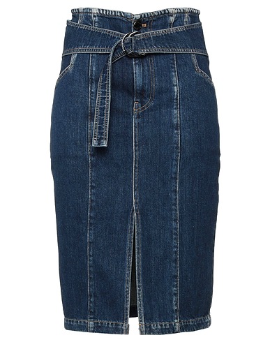 PINKO Denim skirt Blue 100% Cotton