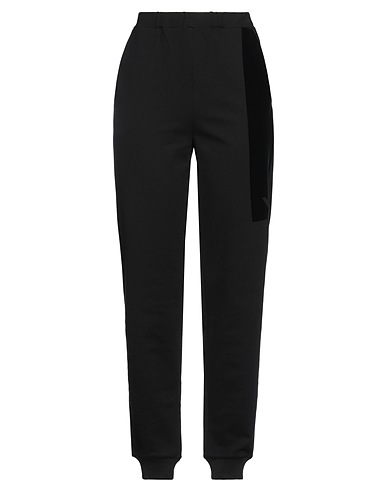 EMPORIO ARMANI Casual trouser Black 70% Viscose, 25% Polyamide, 5% Elastane, Polyester