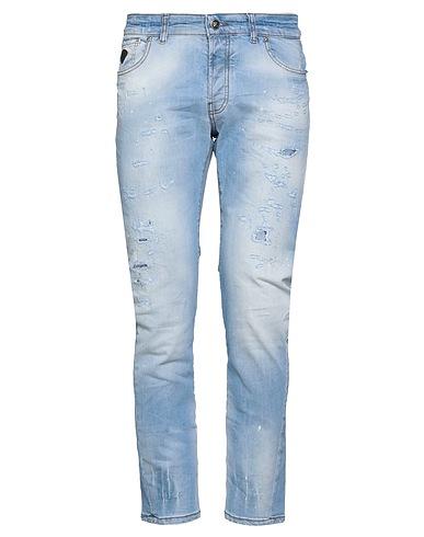 JOHN RICHMOND Denim trousers Blue 100% Cotton