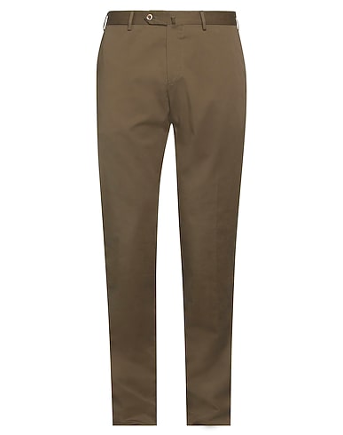 PT Torino Casual trouser VERDE MILITARE 95% Cotton, 3% Silk, 2% Elastane