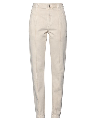MARANT ÉTOILE Denim pants Beige 100% Cotton