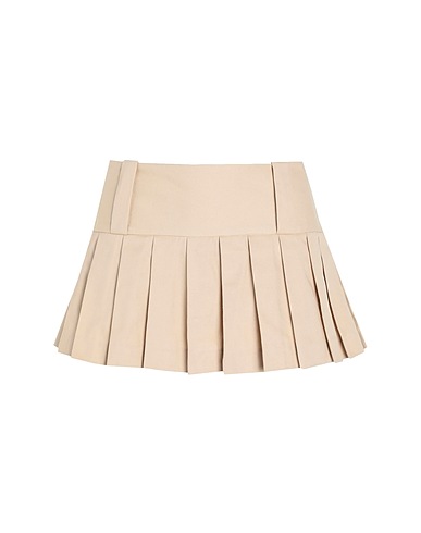 TOPSHOP ミニスカート ベージュ コットン 100%