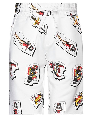 HYDROGEN Shorts & Bermuda White 100% Cotton