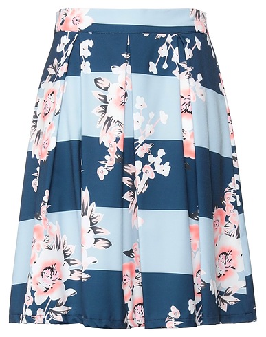 EMERY ROSE Mini skirt Midnight blue 100% Polyester