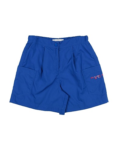 PHILOSOPHY di LORENZO SERAFINI Shorts & Bermuda Blu 65% Poliestere, 35% Cotone