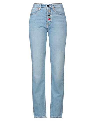 SEMICOUTURE Denim trousers Blue 100% Cotton