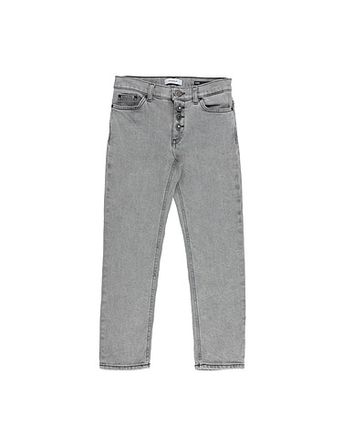 DONDUP Denim pants Grey 98% Cotton, 2% Elastane