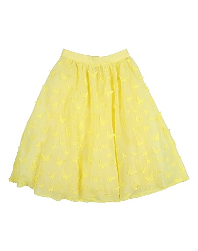 CHARABIA PARIS Skirt Yellow 100% Polyester